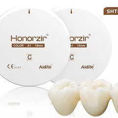 Digital Supplies - Zirconia - Aidite HonorZir Preshaded SHT-PC