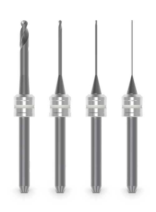 Burs, Milling - AG RFID White - Processing Hybrid Ceramics and Hybrids