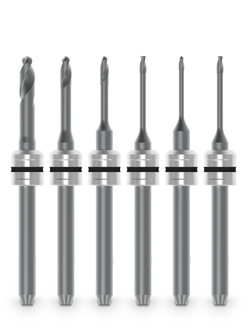 Burs, Milling - AG RFID Black - Processing Titanium