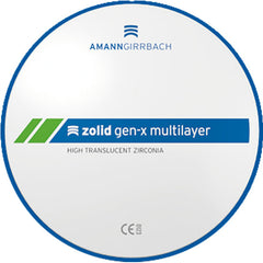 Digital Supplies - Zirconia - Amann Girrbach Ceramil Zolid Gen-X