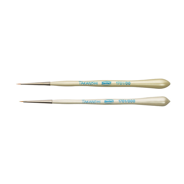 Renfert Takanishi staining brush set size 00 and 000