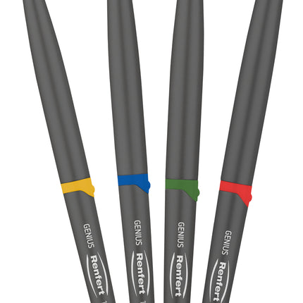 GENIUS brushes (4 pcs) Set with 4 brush sizes (2, 4, 6, 8 )