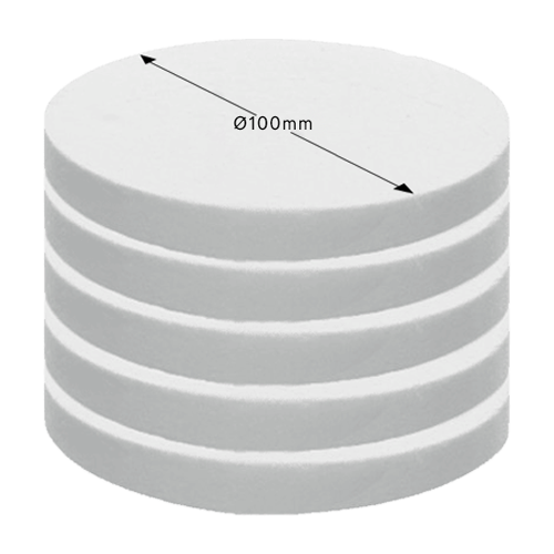 Thermal fabric sintering fleece, Ø40mm x 12mm; SPEED Sintering (set-5)