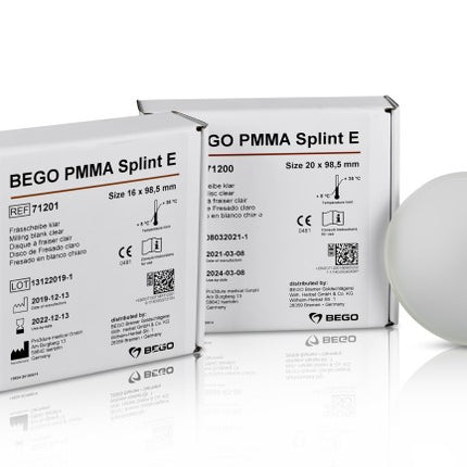 BEGO PMMA Splint E, 98.50 x 20 mm