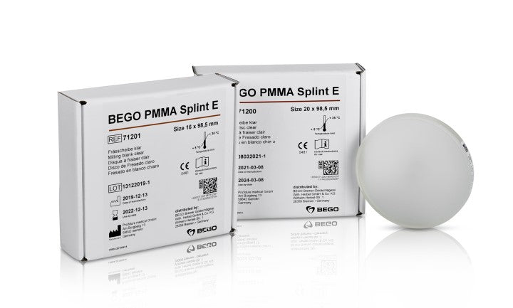 BEGO PMMA Splint E, 98.50 x 20 mm