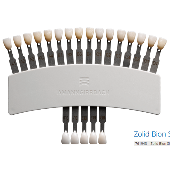 Zolid Bion Shade Guide