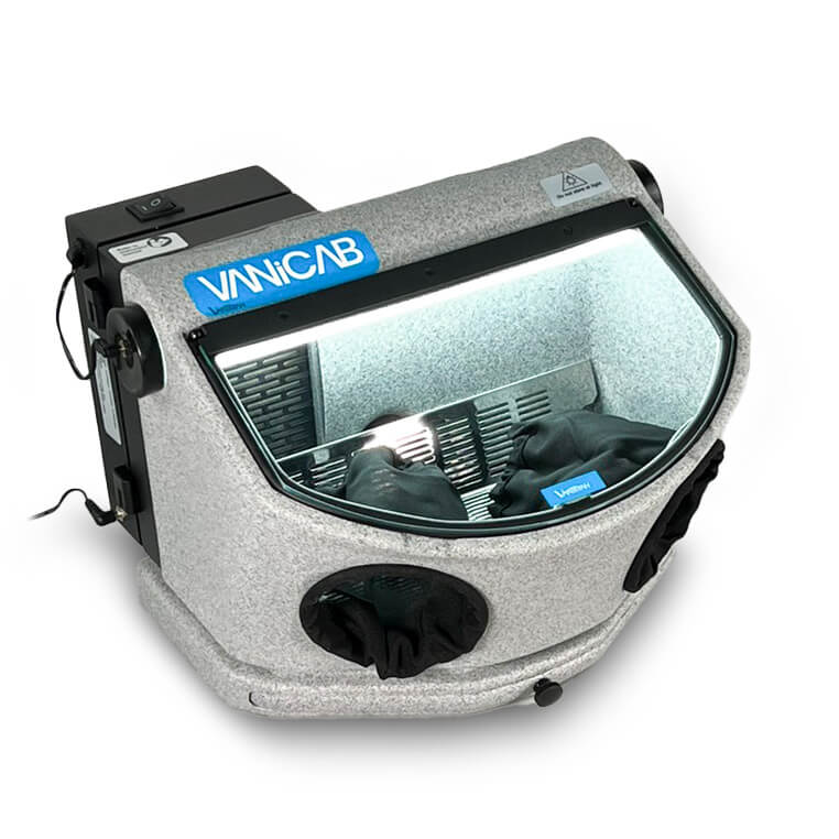 VANiCAB Etching Cabinet - built in dust collector