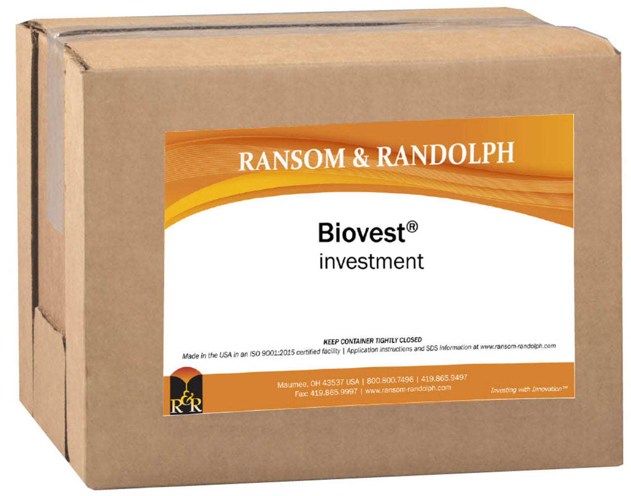 Ransom & Randolph Biovest® investment, 25lb Carton