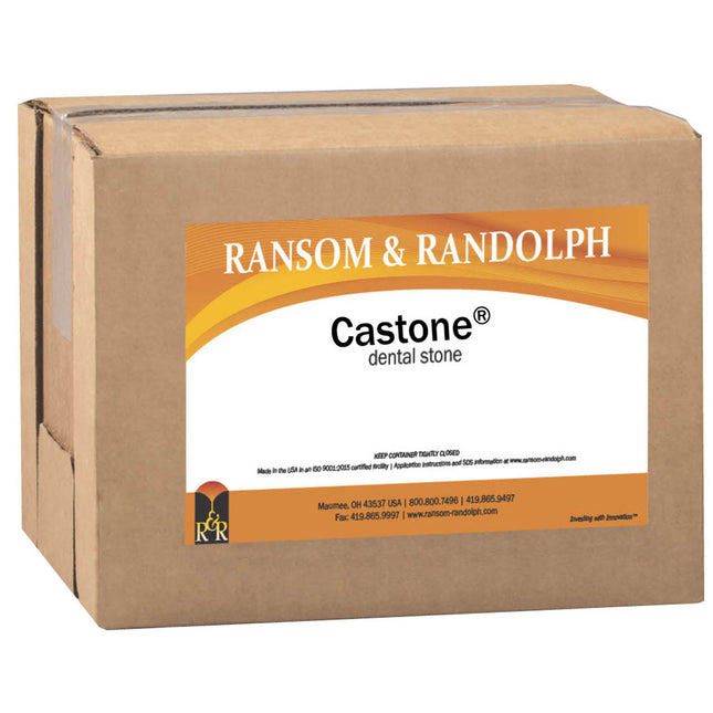Ransom & Randolph Castone® dental stone
WHITE, 44 lb carton