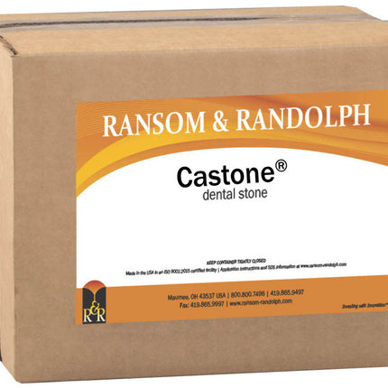 Ransom & Randolph Castone® dental stone
WHITE, 25 lb carton