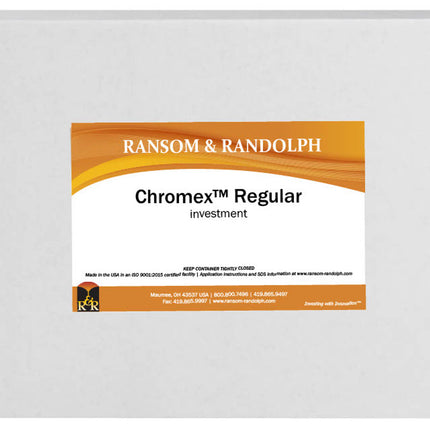 Ransom & Randolph Chromex™ investment, regular 50 lb carton