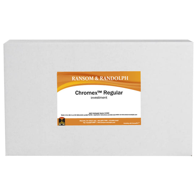 Ransom & Randolph Chromex™ investment, regular 50 lb carton