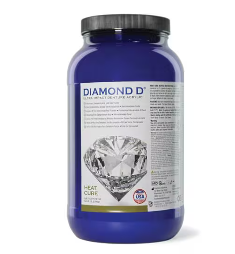 Keystone Diamond D® Heat Cure Powder, Dark Veined
