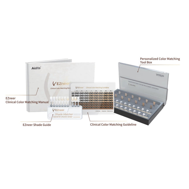 Aidite EZneer Shade Guide & Accessories