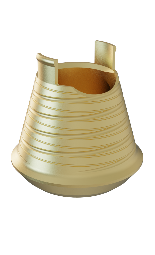 Non-Engaging Hybrid Base for Astra Tech UniAbutment 45°