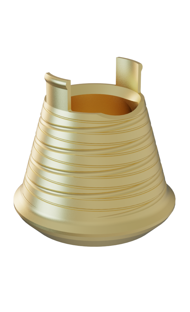 Non-Engaging Hybrid Base for ZimVie Tapered Screw-Vent 4.5