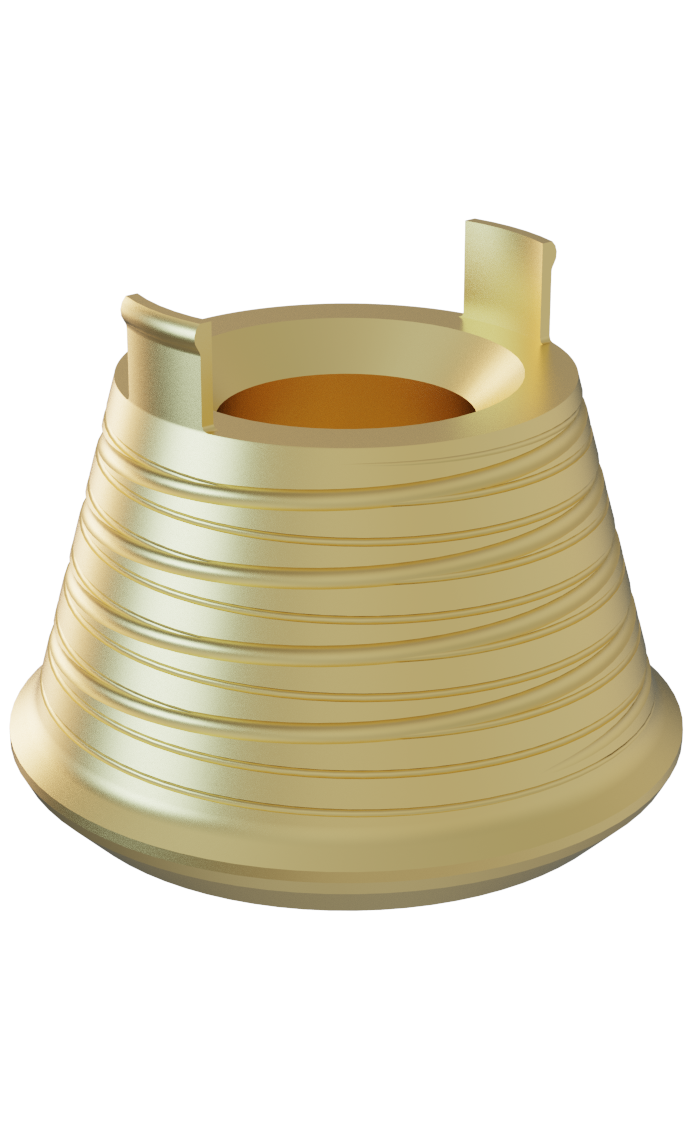 Non-Engaging Hybrid Base for ZimVie Tapered Screw-Vent 5.7