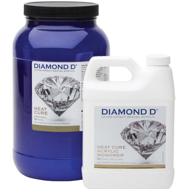 Diamond D® Heat Cure Powder & Liquid, Original