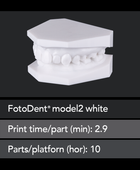 Dreve - FotoDent® model2 385 nm - 1.0kg Bottle, White SALE EXP 11/24 ONLY 1 AVAILABLE