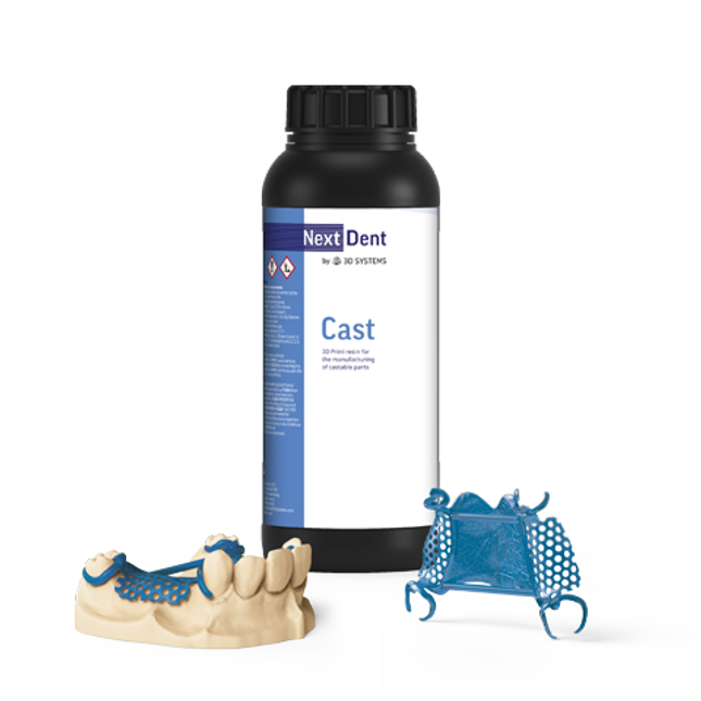 NextDent Cast / Blue, 1kg for Partial Dentures
