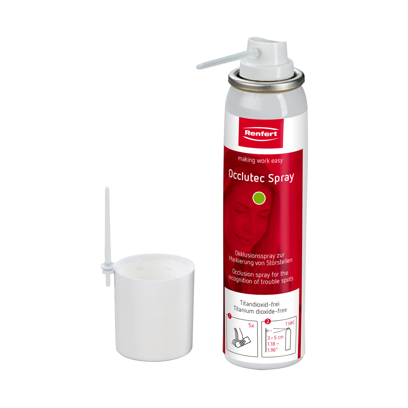 Renfert Occlutec Occlusion Spray - GREEN
