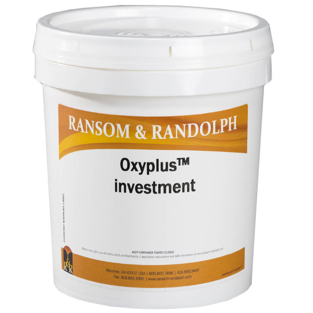 Ransom & Randolph Oxyplus Investment, 40lb plastic pail