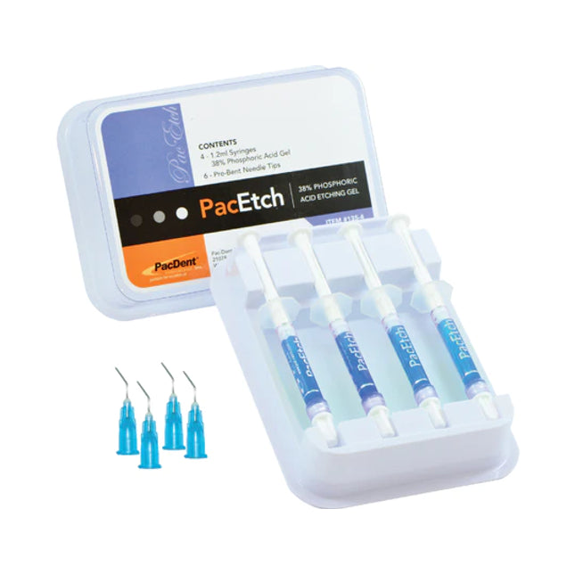 Rodin PacEtch 4 x 1.2 ml syringes w/8 x pre-bent needle tips