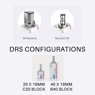 Amann Girrbach Ceramill Zolid fx ML  B40 UN 3pcs. DRS - Choose Shade