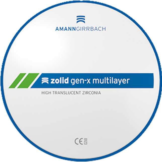 Amann Girrbach Zolid gen-x   98x14 - Choose Shade