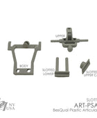 BesQual Plastic Articulator Made of Dural Disposable Plastic - Crown & Bridge Small