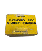 Jelenko Thermotrol 2500 Carbon Crucibles, qty 6  **LAST BOX AVAILABLE**