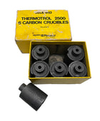 Jelenko Thermotrol 2500 Carbon Crucibles, qty 6  **LAST BOX AVAILABLE**