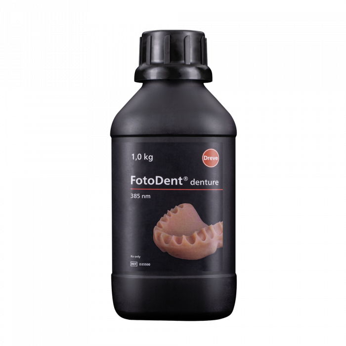 Dreve - FotoDent® denture 385 nm - 1.0kg Bottle, Pink-Transparent SALE - EXP 01/25