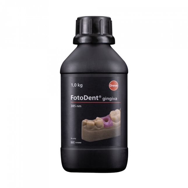 Dreve - FotoDent® gingiva 385 nm - 1.0kg Bottle, Pink Opaque
