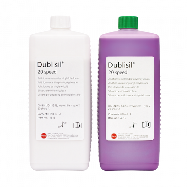 Dreve Dublisil® 20 speed - 2 x 5.1L (6kg) Container