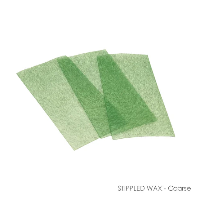 Meta/BesQual Stippled Wax Sheets, Qty 10 Sheets - Coarse