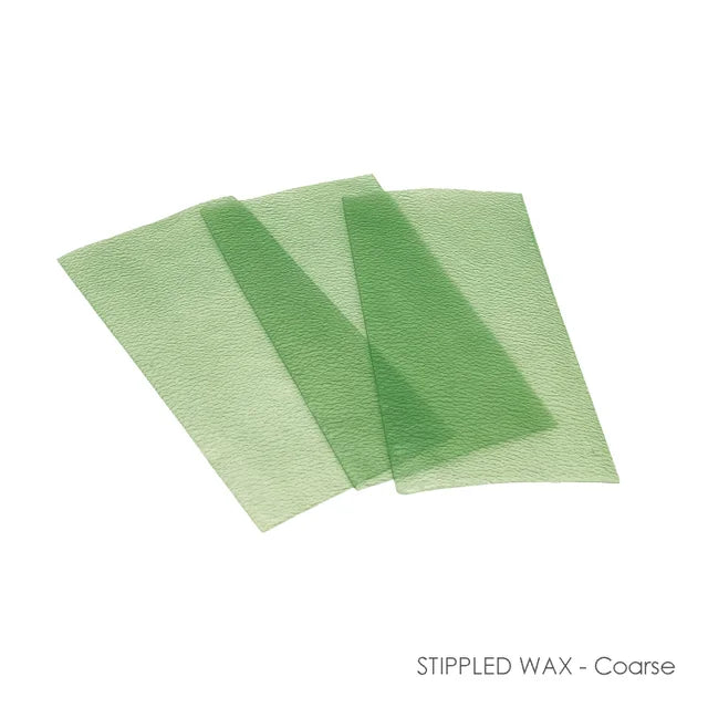 Meta/BesQual Stippled Wax Sheets, Qty 10 Sheets - Coarse