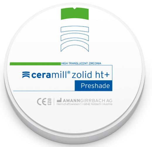 Zolid HT + PS - Highly Translucent Pre-Shaded