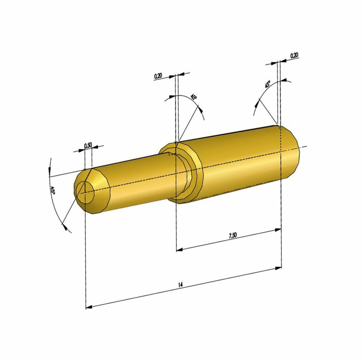 Renfert AUTO spin Cone Pin