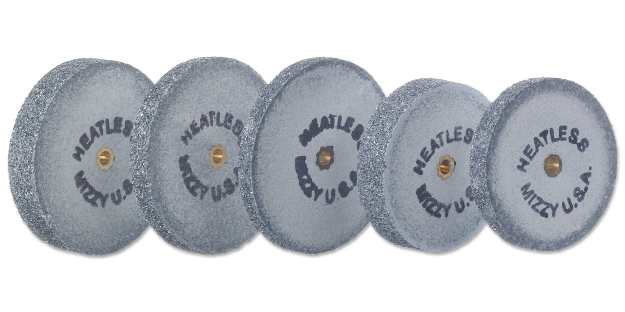 Keystone Mizzy Heatless Wheels - #4 Gray  3-16" x 7-8"  - Box of 50