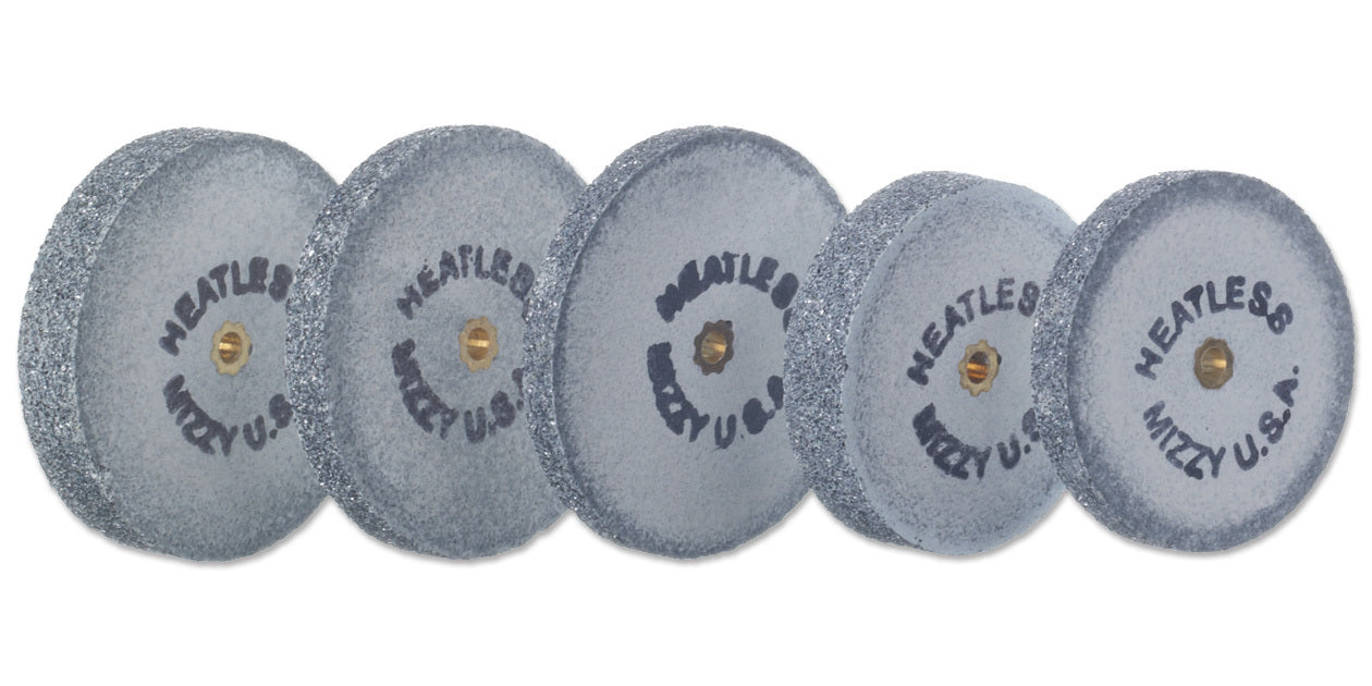 Keystone Mizzy Heatless Wheels - #1 Gray 3-16" x 1" - Box of 50